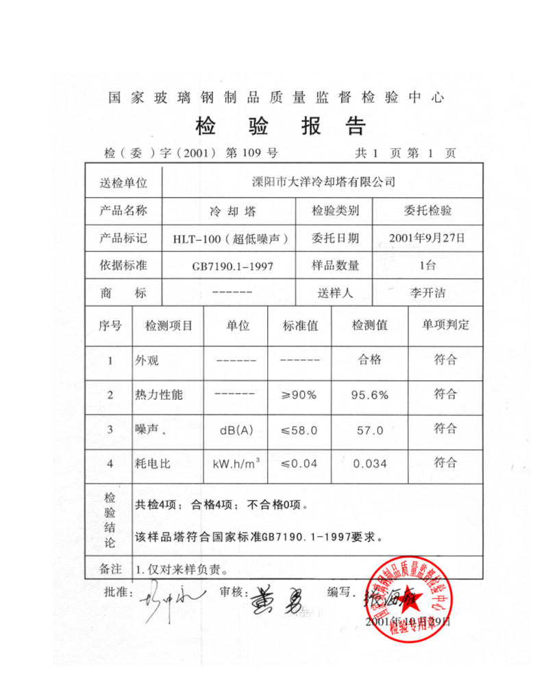 檢驗報告